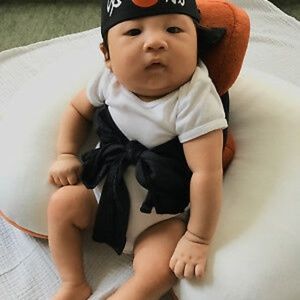 3 left. Sushi costume musubi baby with belt